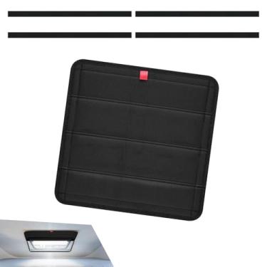 Imagem de Zikefest Capa de ventilação de claraboia para trailer, capa de janela blackout magnética dobrável para trailer, com revestimento prateado refletivo, proteção UV, capa de claraboia de campista (16,25 ×