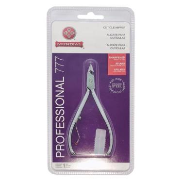 Imagem de Alicate de Cutícula Profissional 777 Inox Mundial