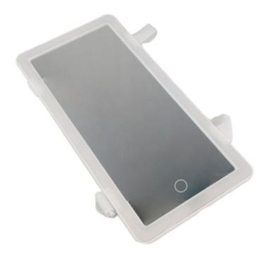 Imagem de Espelho de Carro Led Usb Quebra Sol Maquiagem Sem Fio 3 cores Automove