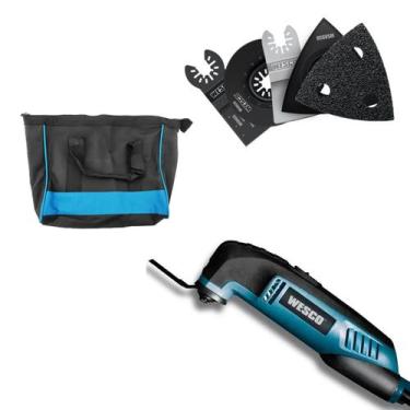 Imagem de Multiferramenta Oscilante Elétrica Wesco Maleta e Acessórios,  220V