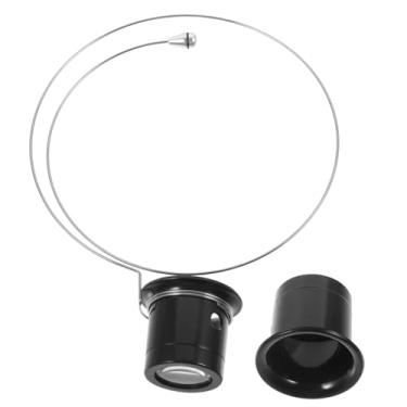 Imagem de COLLBATH Usando Uma Lupa De Joalheiro, Óculos Para Conserto Relógios, Kit Joias Com Faixa Cabeça, Ferramentas Moldura Plástico