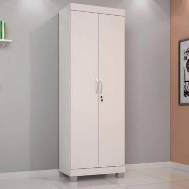 Imagem de Armário Multiuso Mucuri Candian Com Chave Jcm Branco