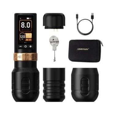 Imagem de Máquina De Tatuagem Sem Fio Ambition Torden Max Stroke 4.0+3.5mm Motor