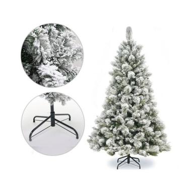 Imagem de Arvore de natal nevada luxo galhos realistas original - BELA FLOR, 1,5