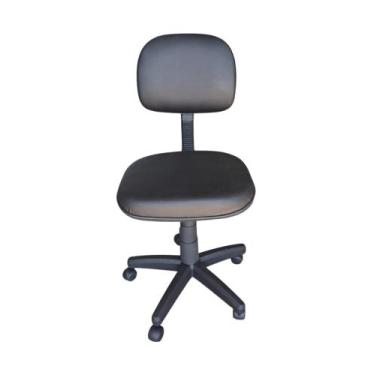 Imagem de Cadeira Secretária Giratória- PRETO - BIGPLAST