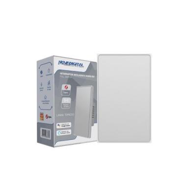 Imagem de Interruptor Inteligente Zigbee Linha Topázio 1 Botão BRANCO - NOVA DIG
