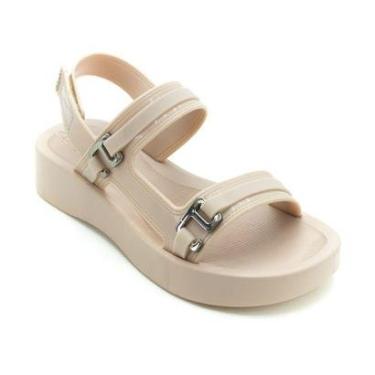 Imagem de Sandália Papete Feminina Zaxy Unica - Bege-Feminino