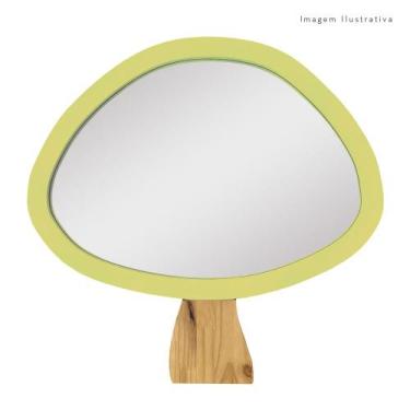 Imagem de Espelho Decorativo Infantil 43x43cm Cogumelo - e2g Design