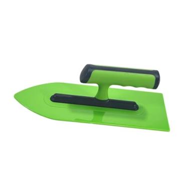 Imagem de IEUDNS Desempenadeira de Gesso, Desempenadeira de Acabamento Plana, 10 Polegadas, Portátil, Ferramenta Manual Leve, para Reboco de Drywall, Raspagem de Cimen, Quadrado pontiagudo
