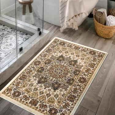 Imagem de 1 Tapete Banheiro Absorve 1 Milhão de Pontos 60x90 Mon Vr (M3Mon BEGE Egípcio Alto Padrão - Grande 1 milhão de pontos Alto Padrão)