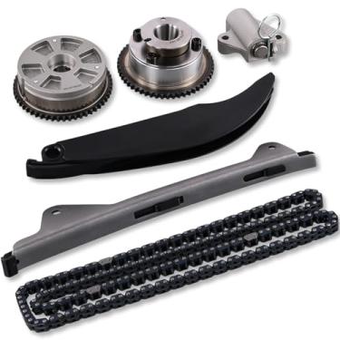 Imagem de Kit de corrente de distribuição 24350-2E700 com rodas dentadas VVT compatível com Hyundai Elantra/Kona/Veloster 2.0L e Kia Forte 2.0L 2017-2022 OEM # 243212E010 244102E000