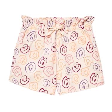 Imagem de Shorts Hering Bege Infantil Menina Clochard Estampado-Feminino