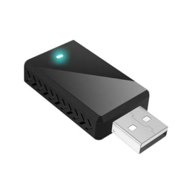 Imagem de Generic Caixa de interconexão de carros Wirelesses Plug Play Adapter, Professional portátil fácil de usar 5W 2V Adaptador de Auto sem fio, Moldura Preta