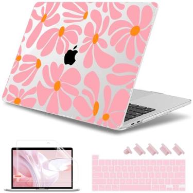 Imagem de May Chen Capa para MacBook Pro 13 polegadas M2 2023, 2022, 2021, 2020, A2338, M1, A2251, A2289, capa rígida de plástico para MacBook Pro de 13 polegadas com Touch Bar serve para Touch ID, Groovy
