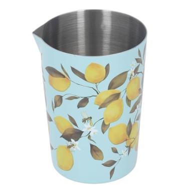 Imagem de Coquetel mixagem xícara 304 aço inoxidável à prova de ferrugem Vintage Printic copo para barra para casa Durável Fácil de limpar Copo de agitação multi -funcional (S tipo 2)