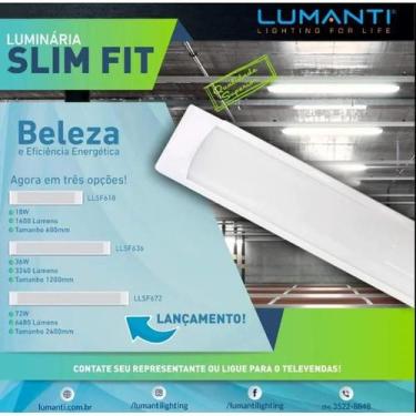 Imagem de Luminária Led Slim FIT 36w Lumanti