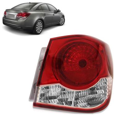 Imagem de Lanterna Traseira Cruze Sedan 2011 A 2016 Bicolor Canto - Automotive I