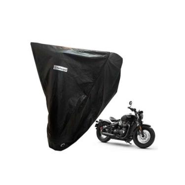 Imagem de Capa de Cobrir Moto Triumph Bonneville Bobber Black - Kahawai Capas Im
