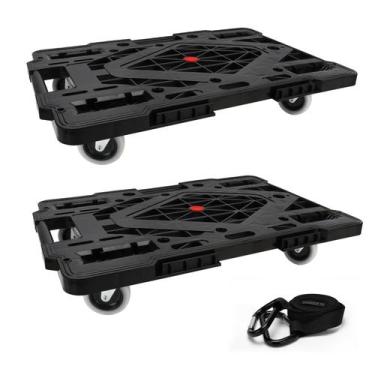 Imagem de Móveis Dolly Insdawn, pacote com 2, grandes, móveis, 60x40cm, 400kg