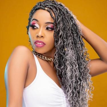 Imagem de BAOTA Goddess Locs Cabelo de crochê 30,5 cm pacote com 7 pacotes Ombre Faux Locs Crochet Hair para mulheres pré enrolado macio River Locs crochê tranças com cabelo encaracolado Boho Hippie Locs