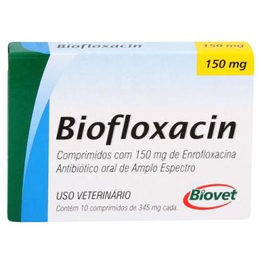 Imagem de Biofloxacin 150mg Com 10 Comprimidos