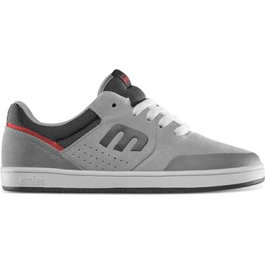 Imagem de Etnies Tênis de skate masculino Marana (bebê/criança pequena), Cinza/Vermelho, 17