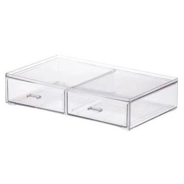 Imagem de Caixa Organizadora C/ 2 Gavetas 31,5x18,5x7 cm 1093  Paramount