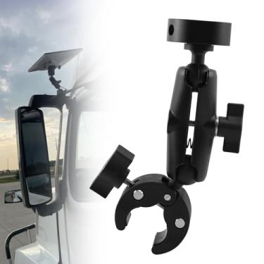 Imagem de RYANSTAR RACING Mini suporte Starlink - braçadeira ajustável para trailers, iates, campistas, grades de proteção e suportes de teto - ajuste de ângulo - adaptador de liga de alumínio - compatível com