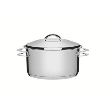 Imagem de Caçarola Solar Funda 16 Cm 1,8 L Em Aço Inox Fundo Triplo Tramontina 62504/161