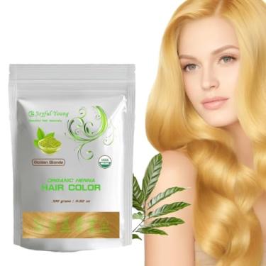 Imagem de Tintura de cabelo de henna 100% orgânica – tintura de cabelo natural, sem produtos químicos para cores ricas e vibrantes e brilho – cobertura cinza, segura para todos os tipos de cabelo, vegano não