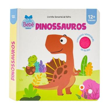 Imagem de Livrinho Sensorial de Feltro: Dinossauros
