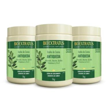 Imagem de Kit Bio Extratus Banho de Creme Antiqueda Jaborandi 1Kg 3Itens
