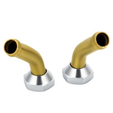 Imagem de Conector de tubo de óleo do refrigerador de transmissão compatível com Toyota Corolla 2.4L 2009-2013, matriz 2.4L 2009-2013, 2 acessórios de linha de resfriamento de radiador (rosca M14 x 1,5)