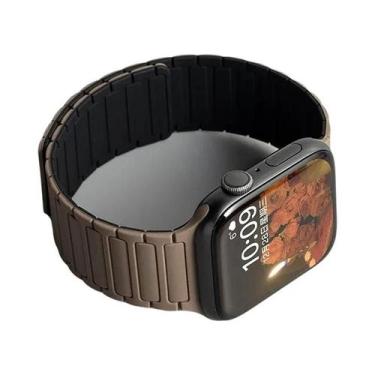 Imagem de Pulseira Esportiva Magnética De Silicone De 49mm 45mm 46mm 42mm 38mm 4