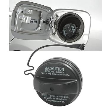 Imagem de Zlirfy Tampa de gás, tampa de gás, tampa de combustível, acessórios de carro tampa do tanque de combustível, tampa do tanque de gasolina, tampa de enchimento do tanque de combustível de substituição, substitui 77300-33070 7730033070, compatível com a maioria dos modelos de carros