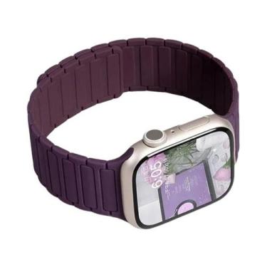 Imagem de Pulseira Esportiva Magnética De Silicone De 49mm 45mm 46mm 42mm 38mm 4