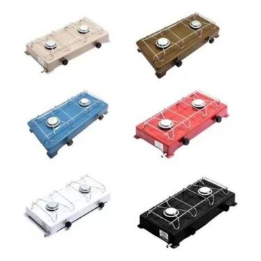 Imagem de Fogão 2 Bocas Gás Baixa Pressão Portátil Jolly Cores, 181560509869