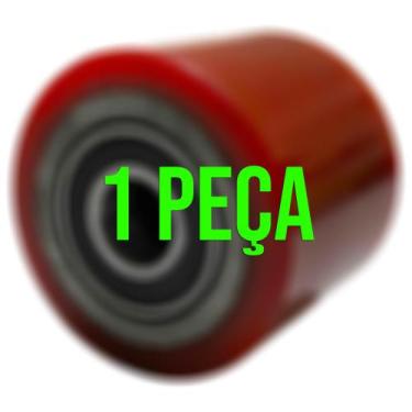 Imagem de Roda para Paleteira 70 mm. x 80 mm. Rolamento Vermelho ID0627R Idea