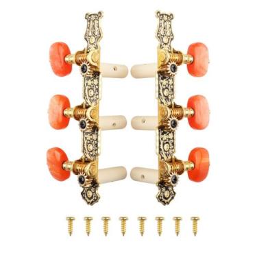Imagem de Conjunto Guitar Tuners Machine Heads 3+3 para guitarra clássica - Mr.P