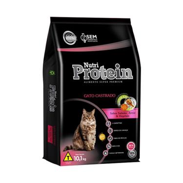 Imagem de Ração De Categoria Super Premium Nutri Protein Gato Castrado Salmão 10,1kg