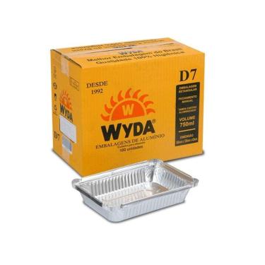 Imagem de D - 7 Embalagem Alumínio Sem Tampa Com 100 750ml - Wyda