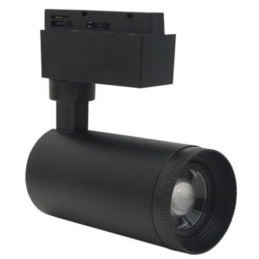 Imagem de Spot Led 20w P/trilho Eletrificado Aluminio Zoom Ajuste Foco Preto