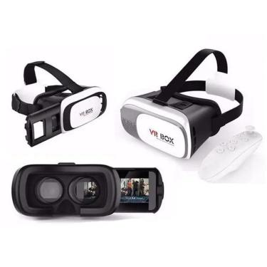 Imagem de Óculos VR Box 2.0 + Controle Bluetooth - 3D VR Box