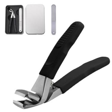 Imagem de Cortador de unhas branco Clipmaster Pro para unhas grossas - whiture