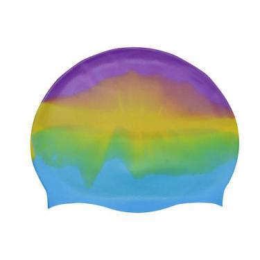 Imagem de Touca de natação para adultos Boné elástico confortável Capa impermeáv