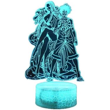 Imagem de Luzes noturnas de visão 3d para crianças 7 cores Touch Switch 3d Ac - 