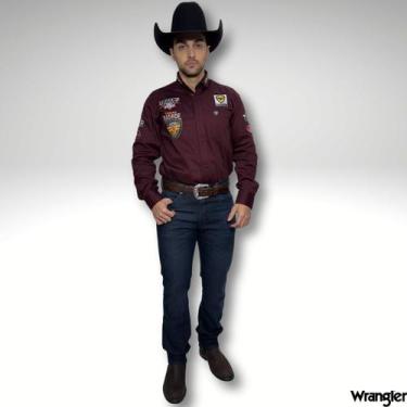 Imagem de Calça Wrangler Masculina Jeans Tradicional Com Elastano Azul, Azul, Es