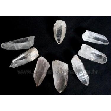 Imagem de 1 kg de Cristais Semeadores Lemurianos - Pedras Extras com Ponta Perfe