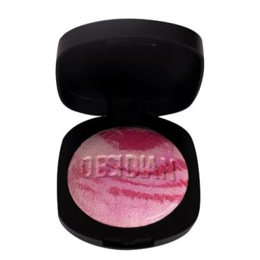 Imagem de Blush Multifuncional Carved in Marble Obsidian - Cor intensa, 3 em 1, blush, iluminador e sombra, longa duração, 10,5g (Veiled Woman)