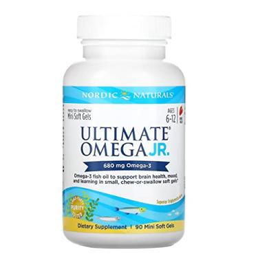 Imagem de Ultimate Omega Junior 680mg Omega-3 Nordic Naturals 90 Un - Morango